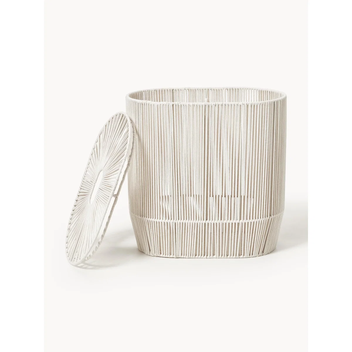 Handwoven Double Laundry Basket Gabe in Rope – image 4