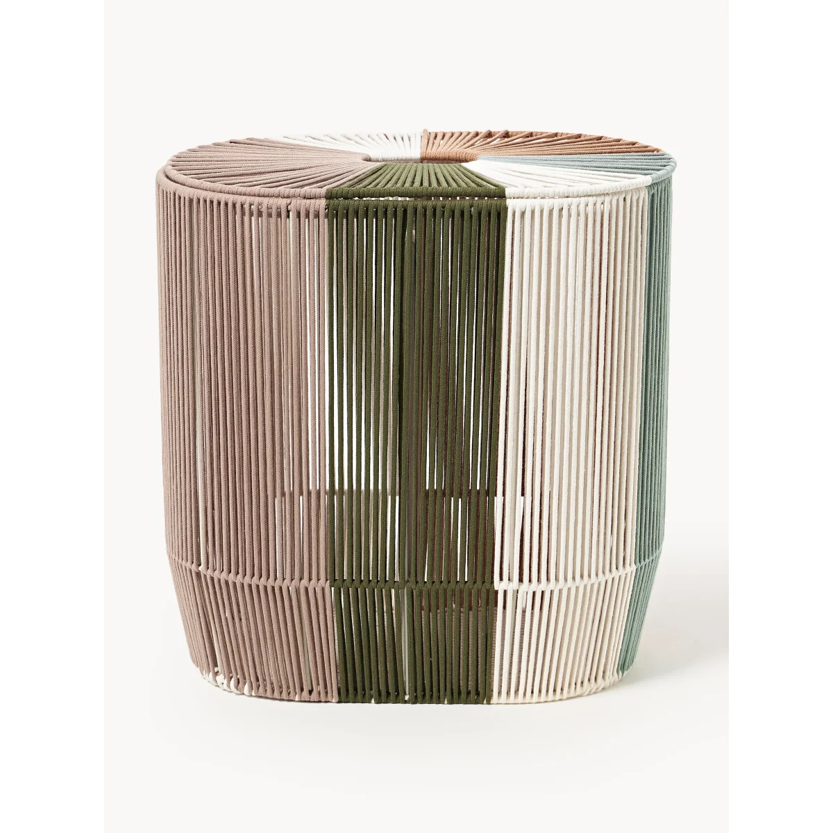 Handwoven Double Laundry Basket Gabe in Rope – image 2