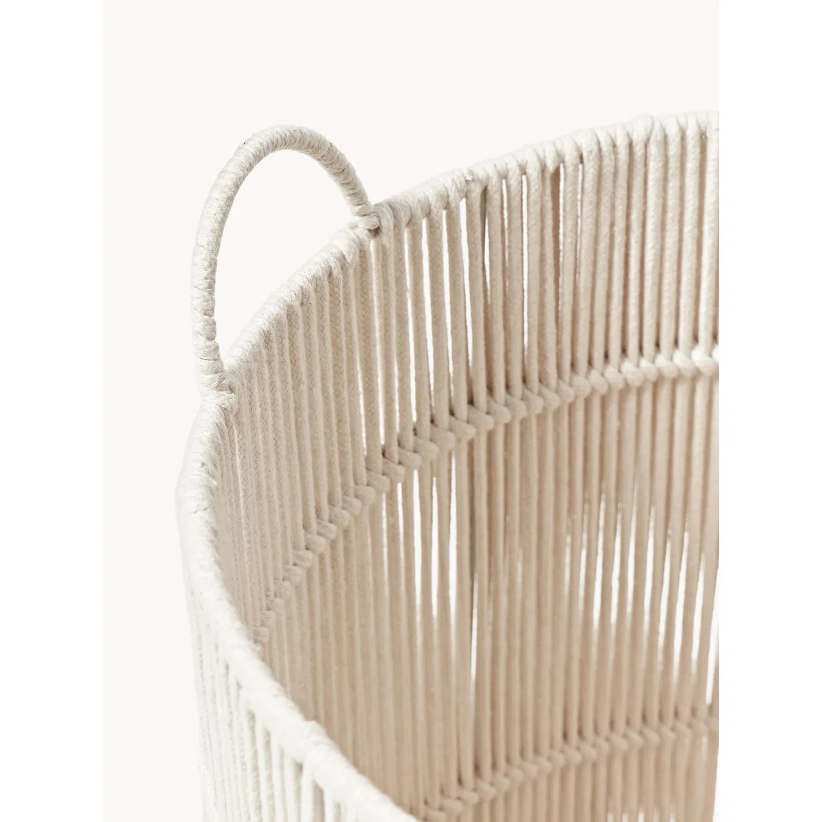 Handwoven Rope Laundry Baskets Gabe, Set of 2 – image 7