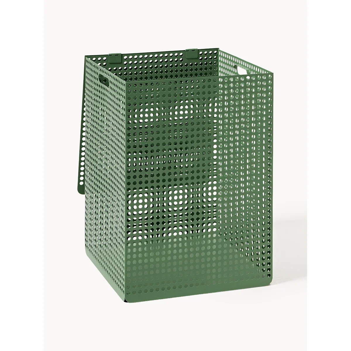 Steel Laundry Basket Elin with Lid – image 2