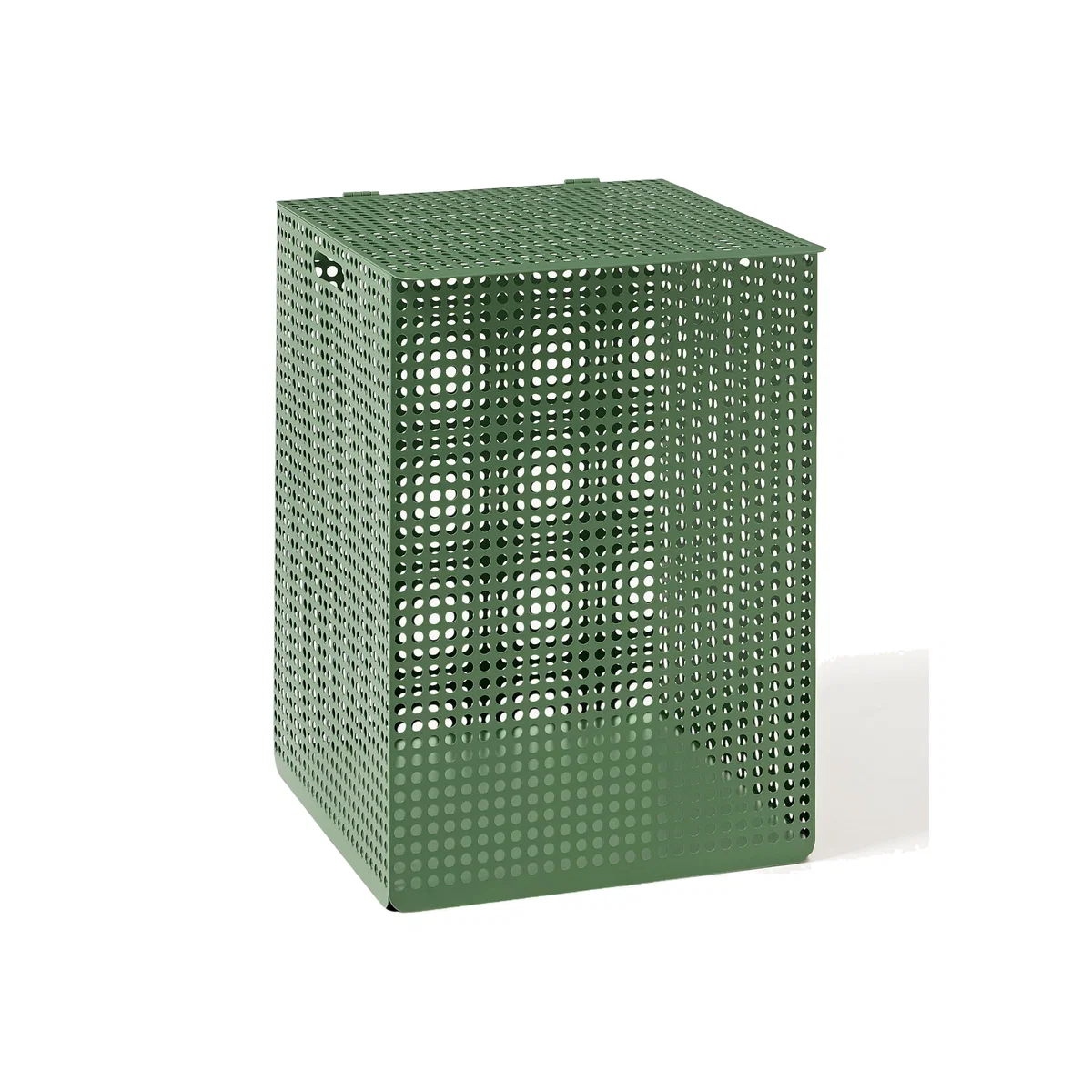 Steel Laundry Basket Elin with Lid – image 1