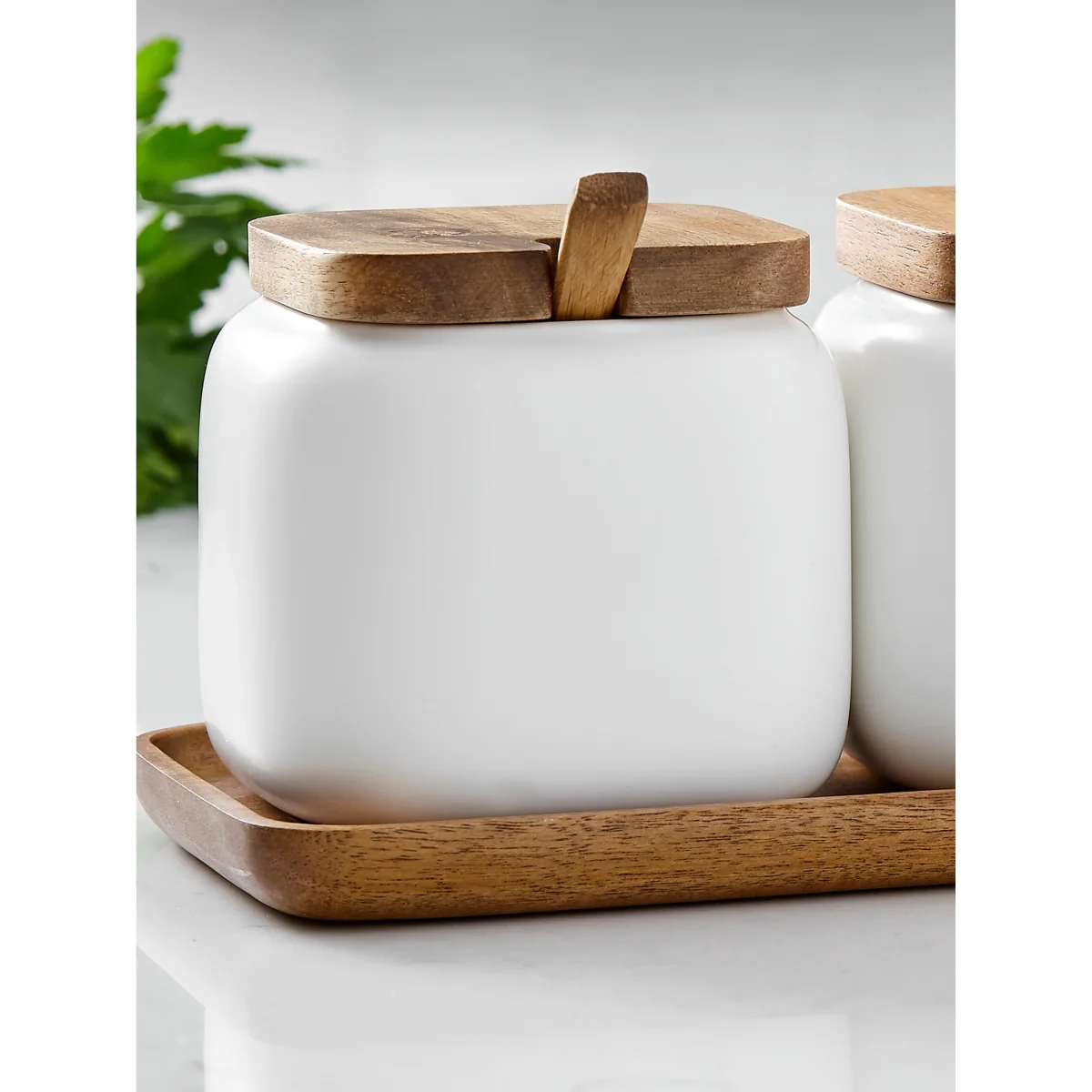 Storage Boxes Essentials with Serving Tray, Set of 4 – image 3