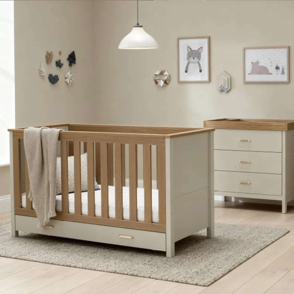 Babymore Mira 2 Piece Nursery Room Set – image 3