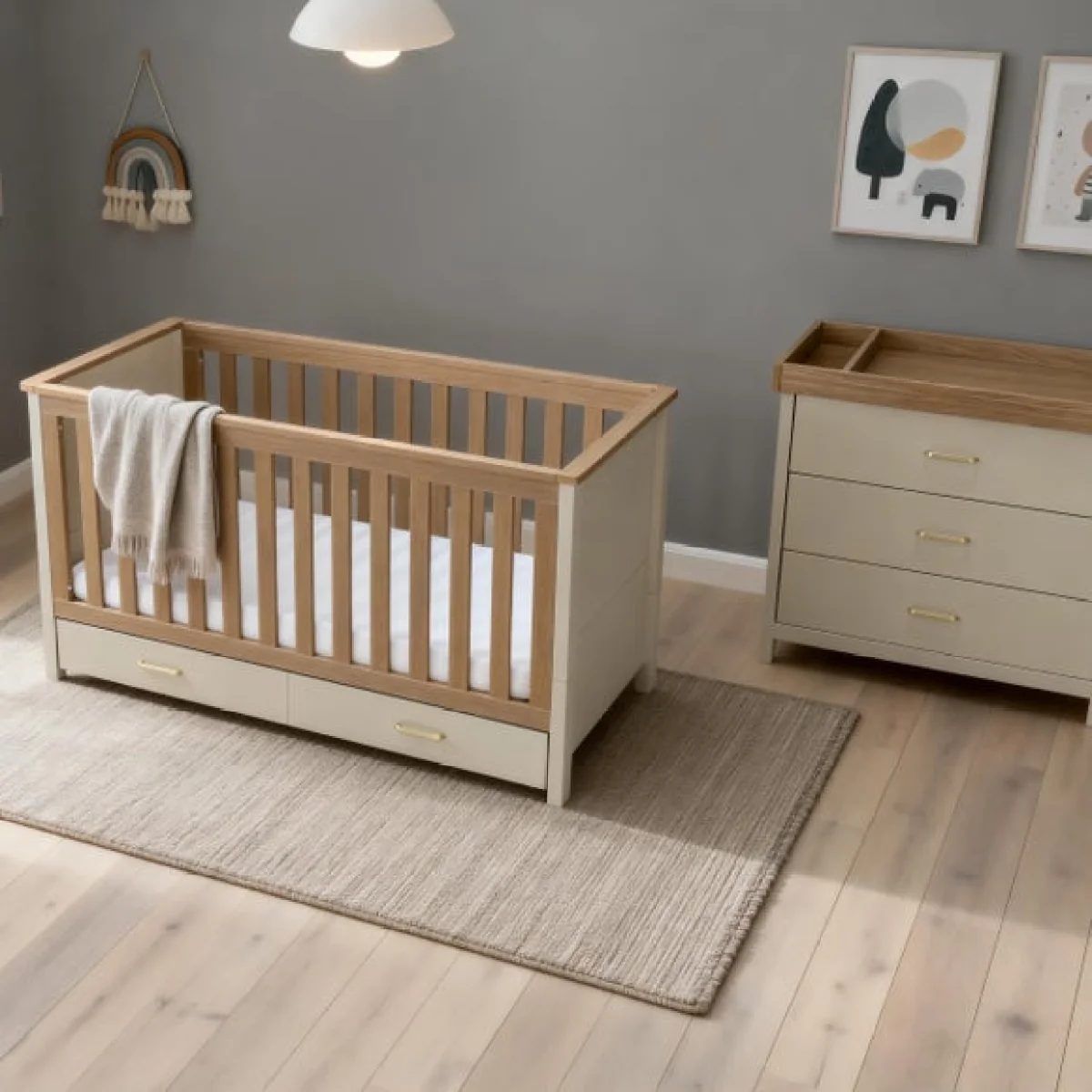 Babymore Mira 2 Piece Nursery Room Set – image 4