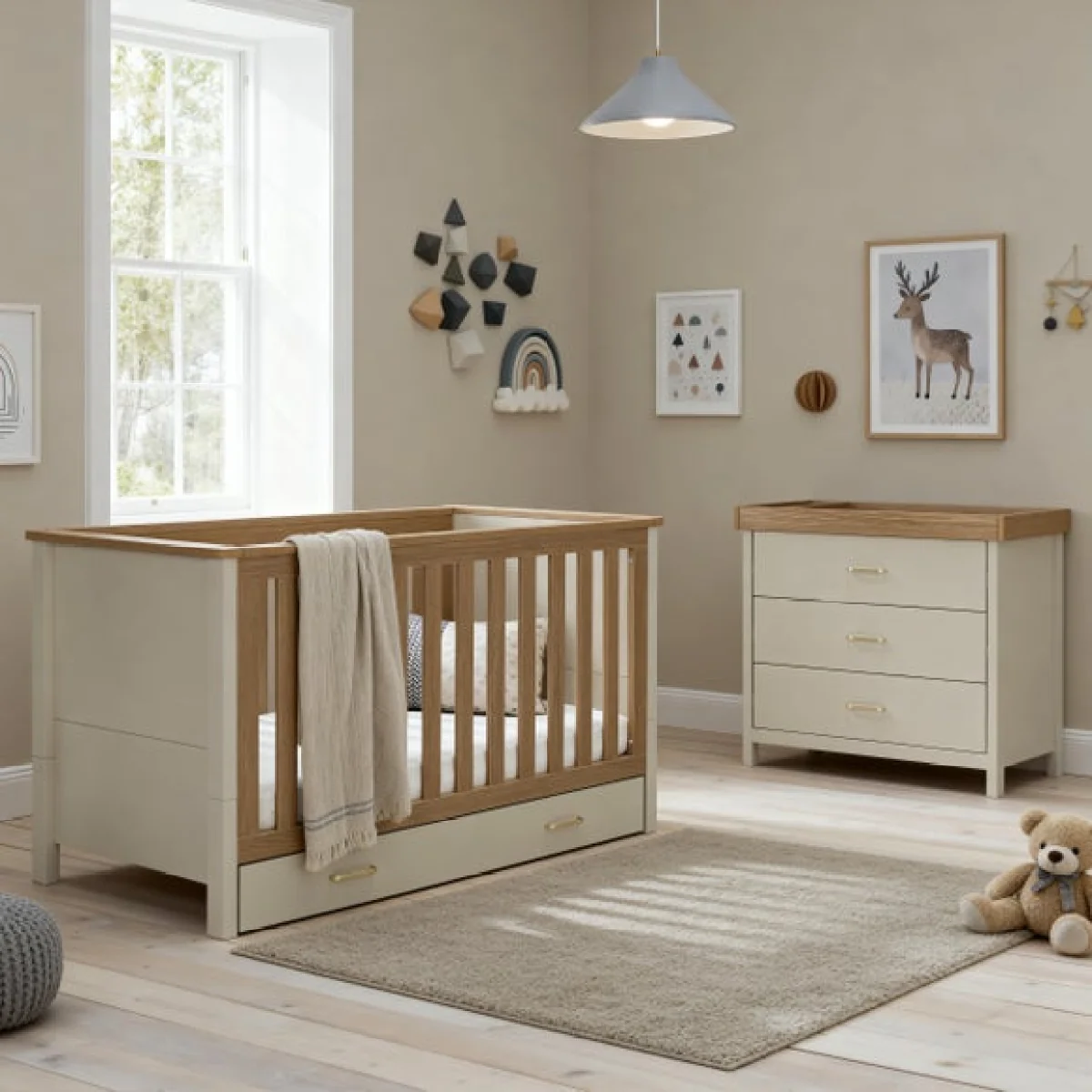 Babymore Mira 2 Piece Nursery Room Set – image 1