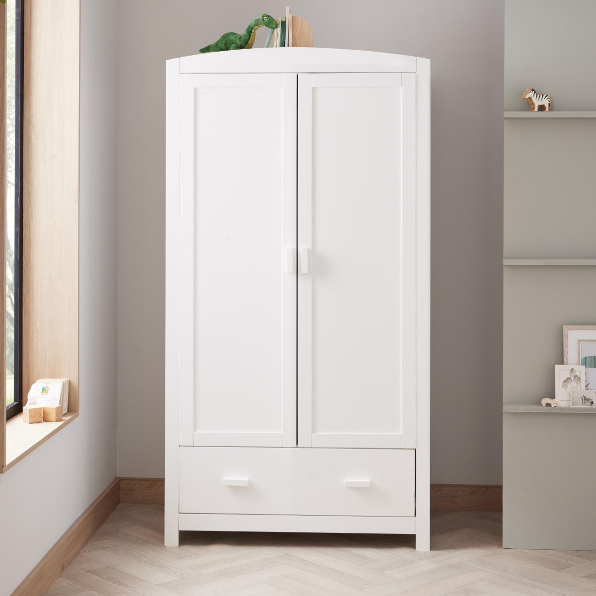 Babymore Stella 3 Piece Nursery Furniture Set White – image 5