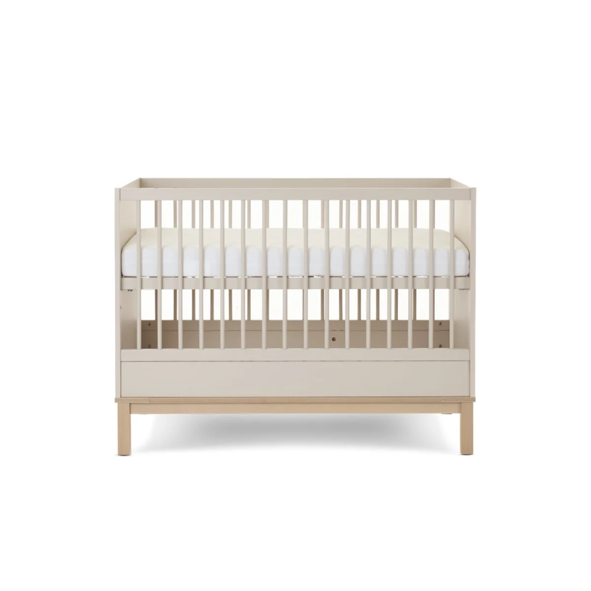 Satin Mini 2 Piece Nursery Furniture Set - Cot Bed and Changing Table - Astrid - Obaby – image 15