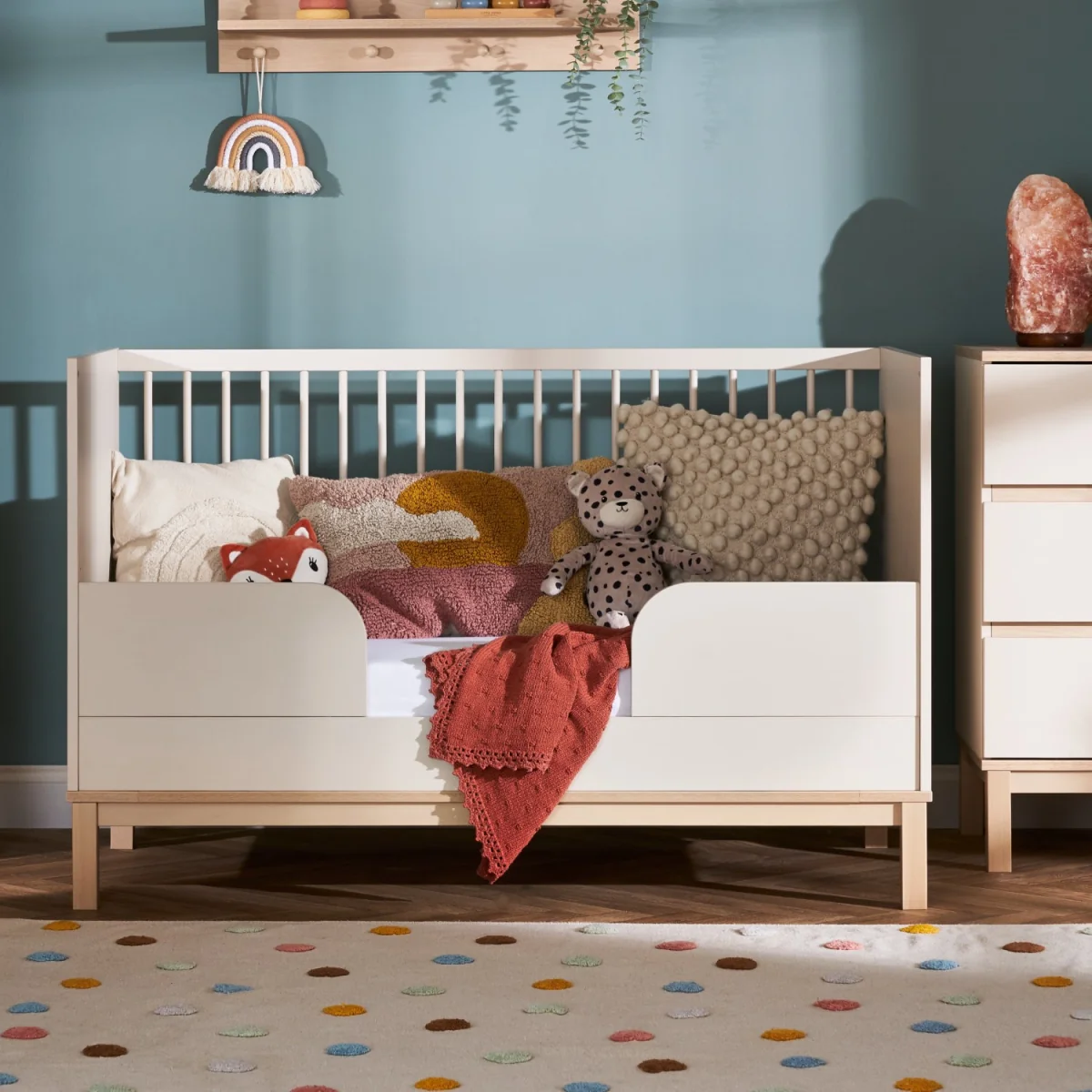 Satin 2 Piece Nursery Furniture Set - Cot Bed and Changing Table - Astrid - Obaby – image 2