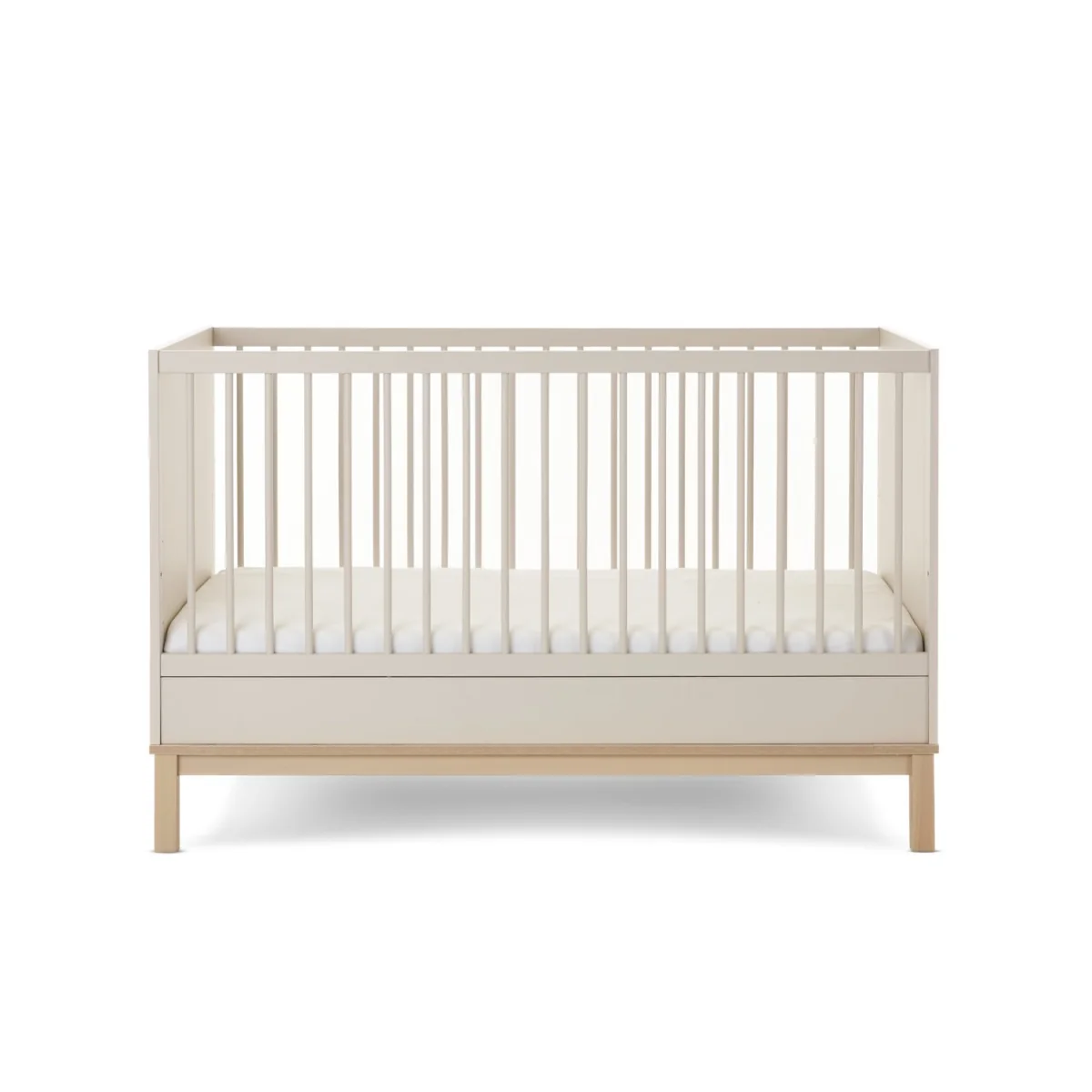 Satin 2 Piece Nursery Furniture Set - Cot Bed and Changing Table - Astrid - Obaby – image 3