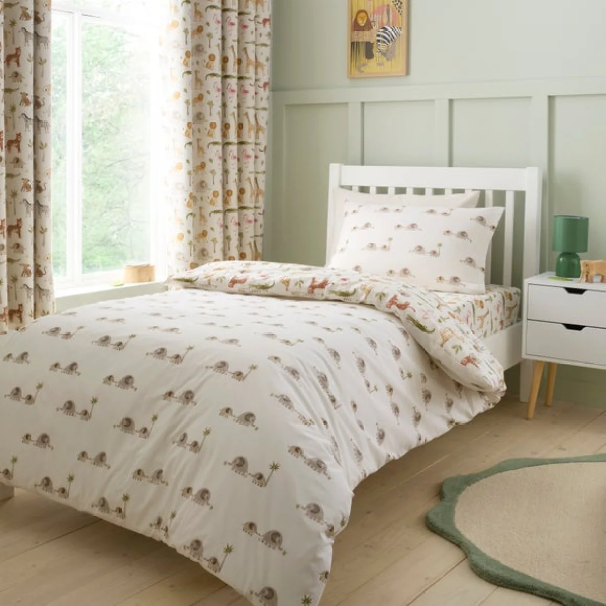 Little Wild Ones 100% Cotton Quilt Cover & Pillowcase Set – image 2