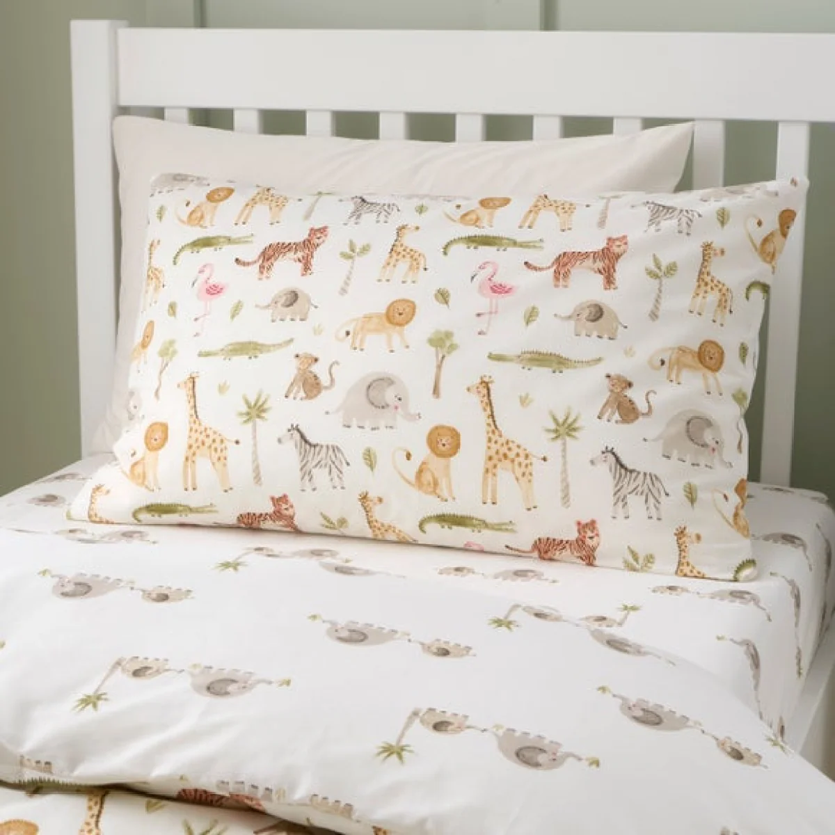 Little Wild Ones 100% Cotton Quilt Cover & Pillowcase Set – image 3