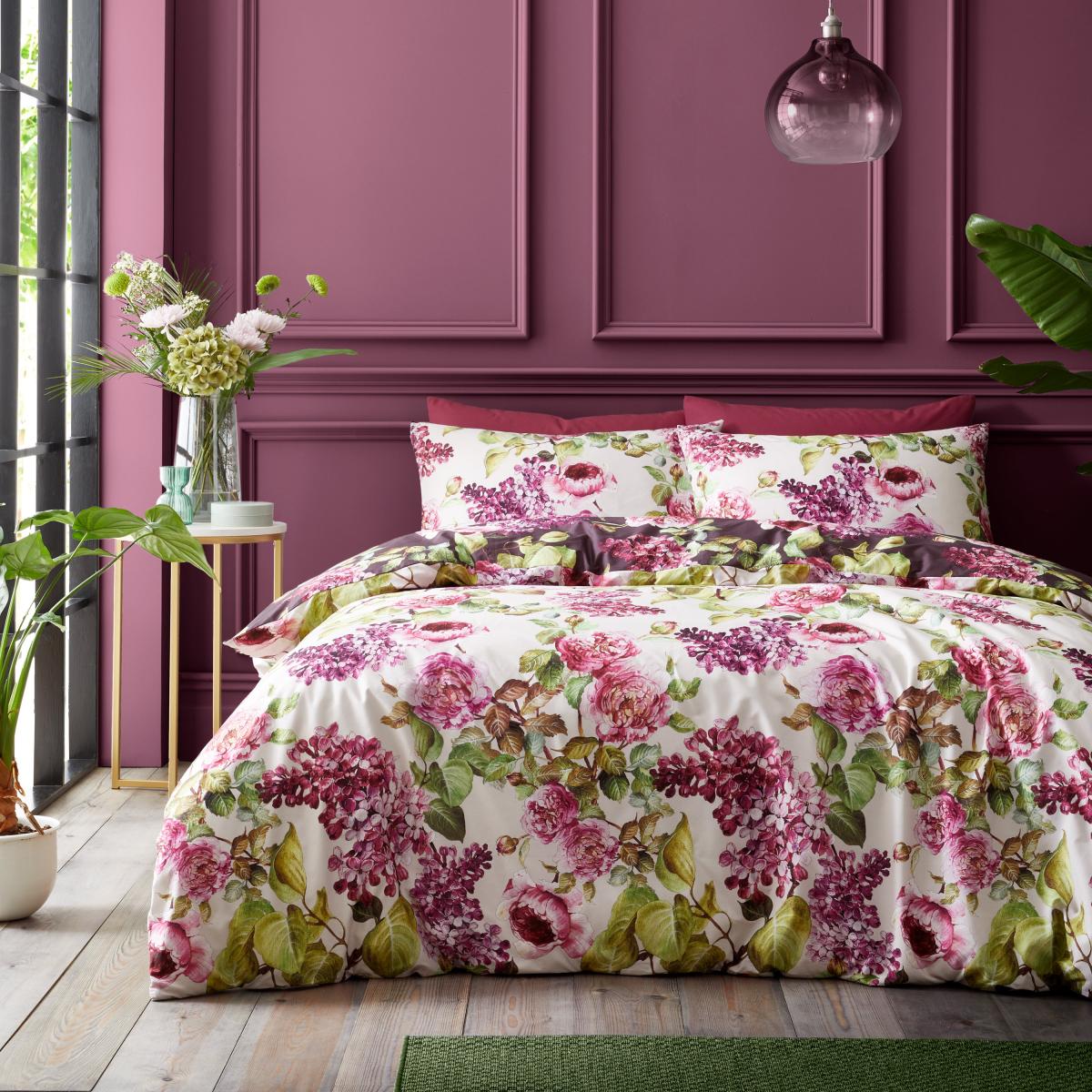 RHS Pia Floral Duvet Cover and Pillowcase Set – image 3