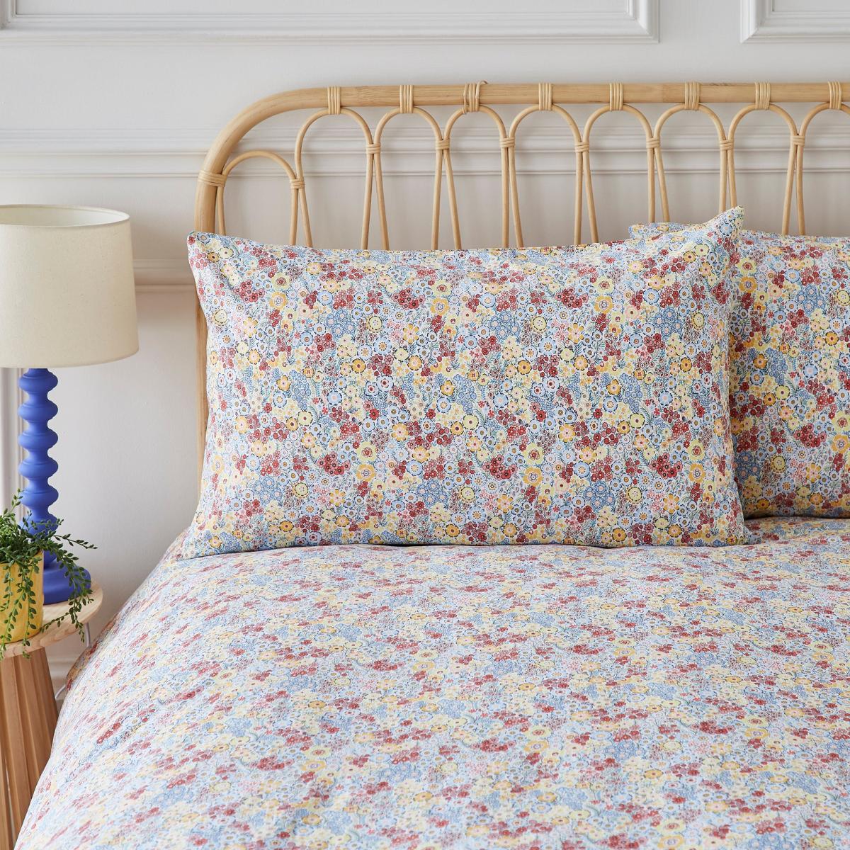 Hannah Retro Ditsy 100% Cotton Duvet Cover and Pillowcase Set – image 2