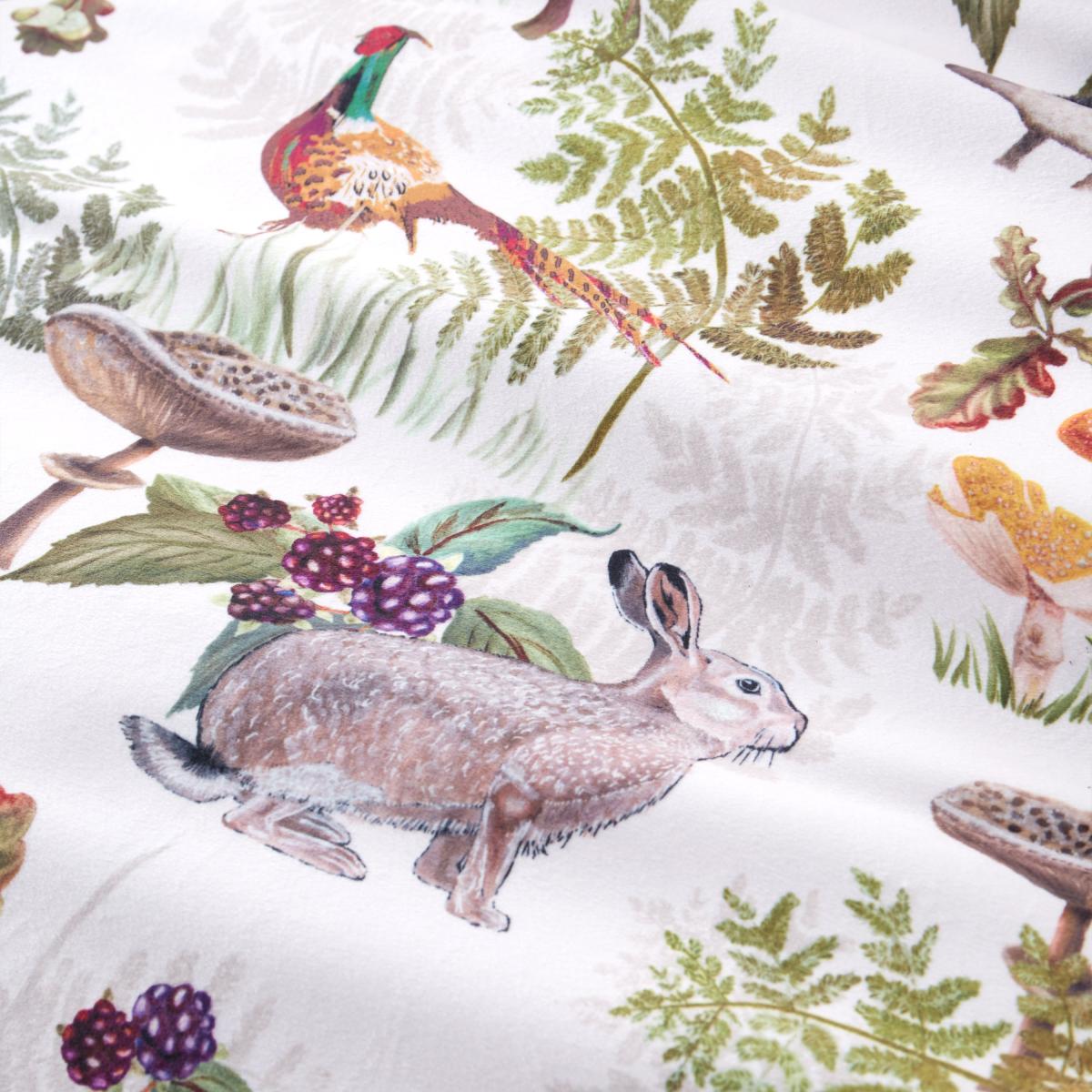 Catherine Lansfield Soft Velvet Woodland Walk Duvet Cover and Pillowcase Set – image 6