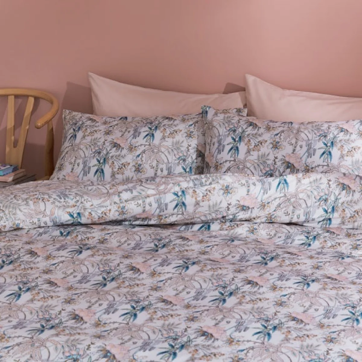 Tropics Floral Duvet Cover Set Natural – image 7