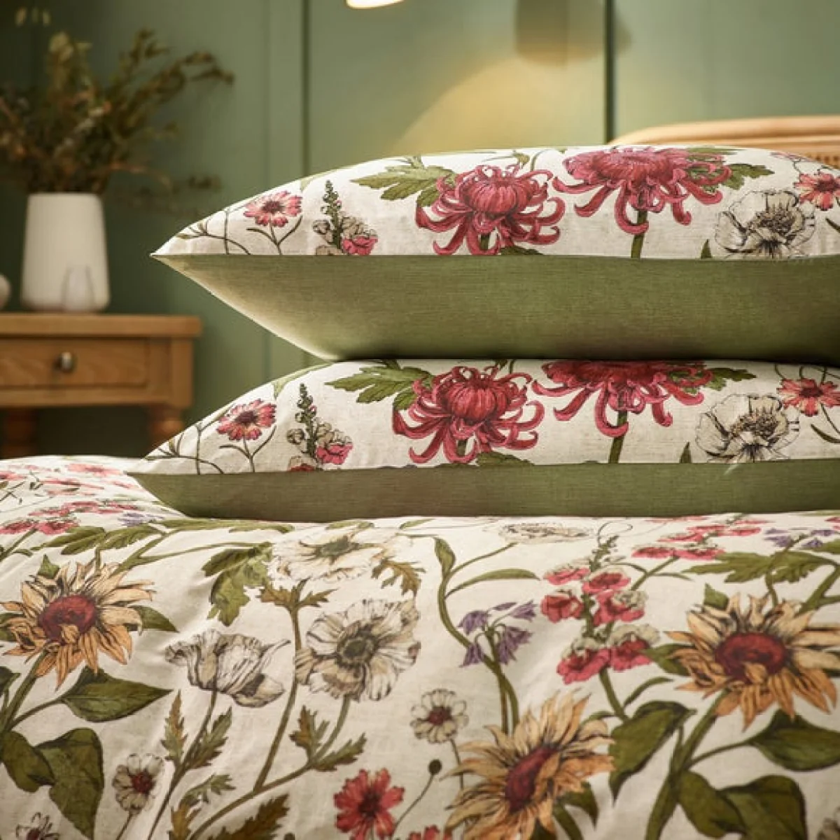 Wylder Nature Wallflower Duvet Cover & Pillowcase Set Natural – image 2