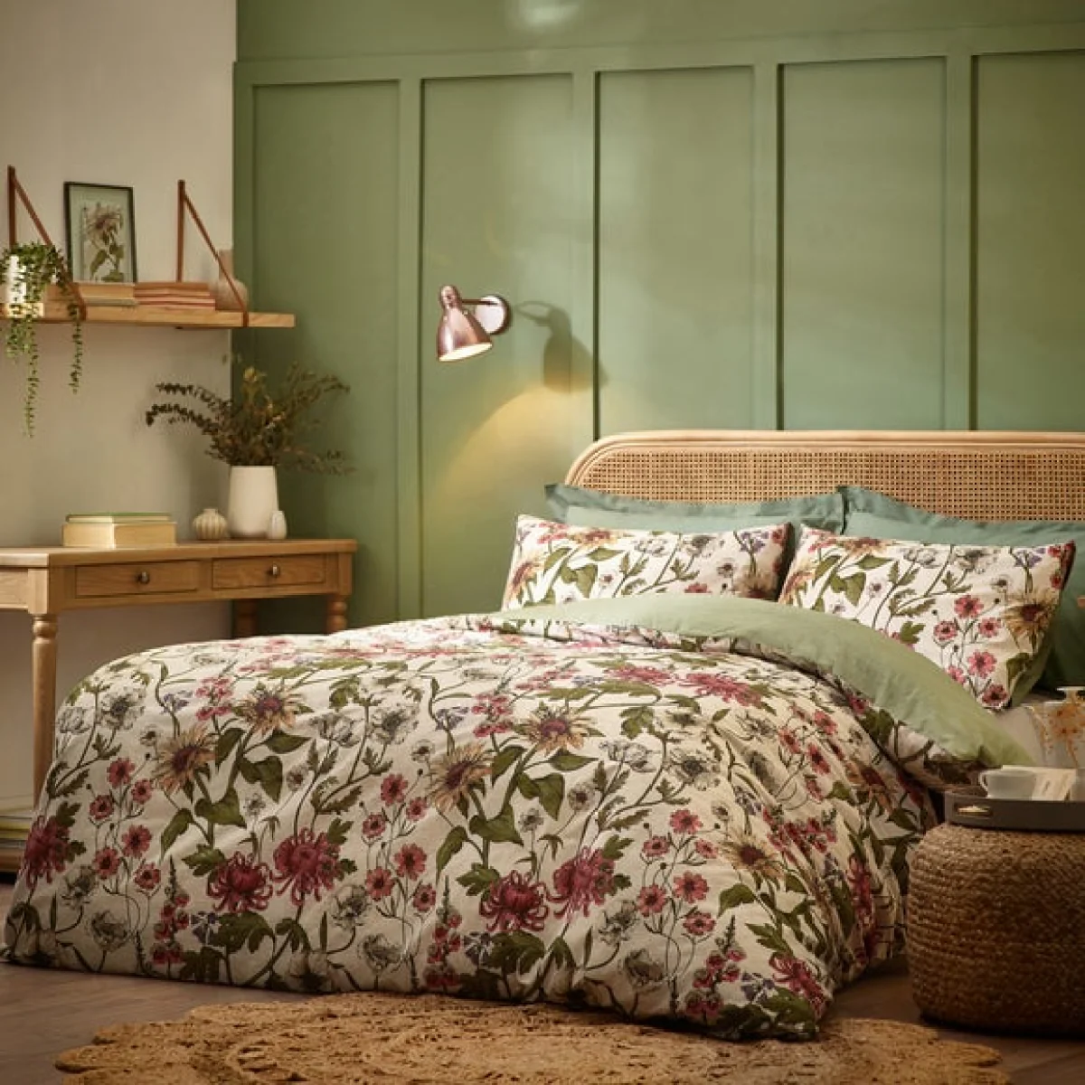 Wylder Nature Wallflower Duvet Cover & Pillowcase Set Natural – image 3