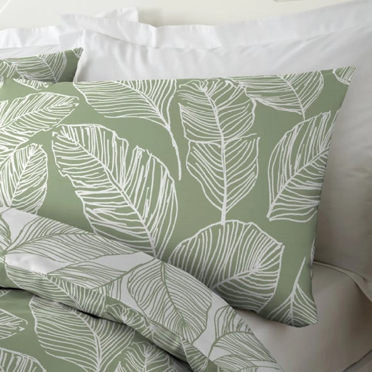 Fusion Matteo Reversible Duvet Cover and Pillowcase Set Natural – image 4