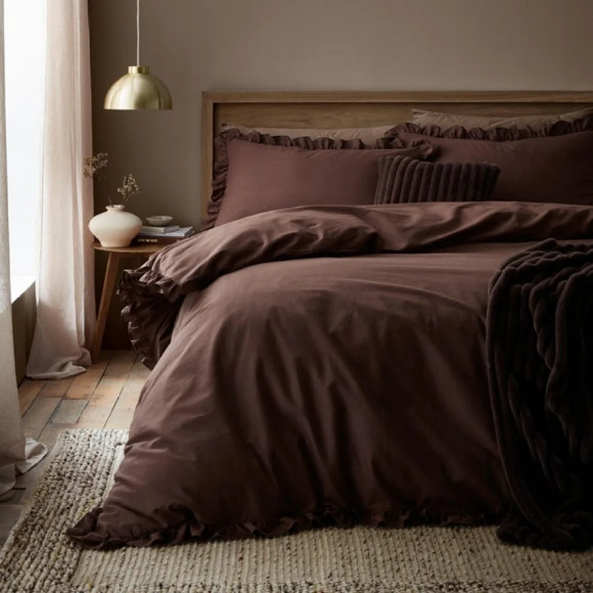 Appletree Cassia Frill 100% Cotton Duvet Cover & Pillowcase Set – image 4