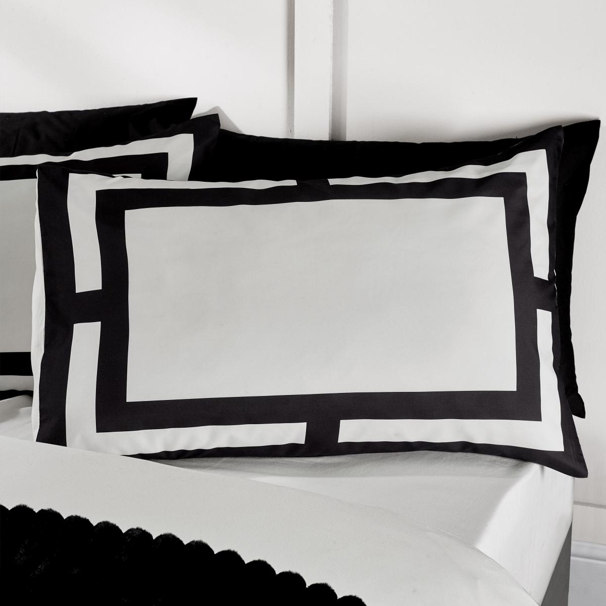 Catherine Lansfield So Soft Mono Panel Duvet Cover & Pillowcase Set – image 2