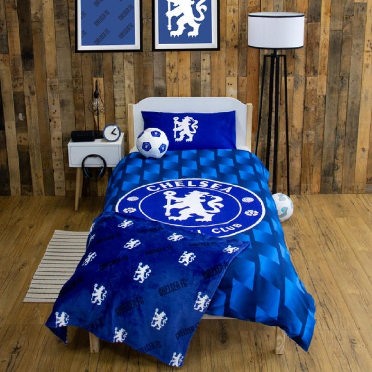 Chelsea Geometric Polycotton Duvet Cover & Pillowcase Set – image 2