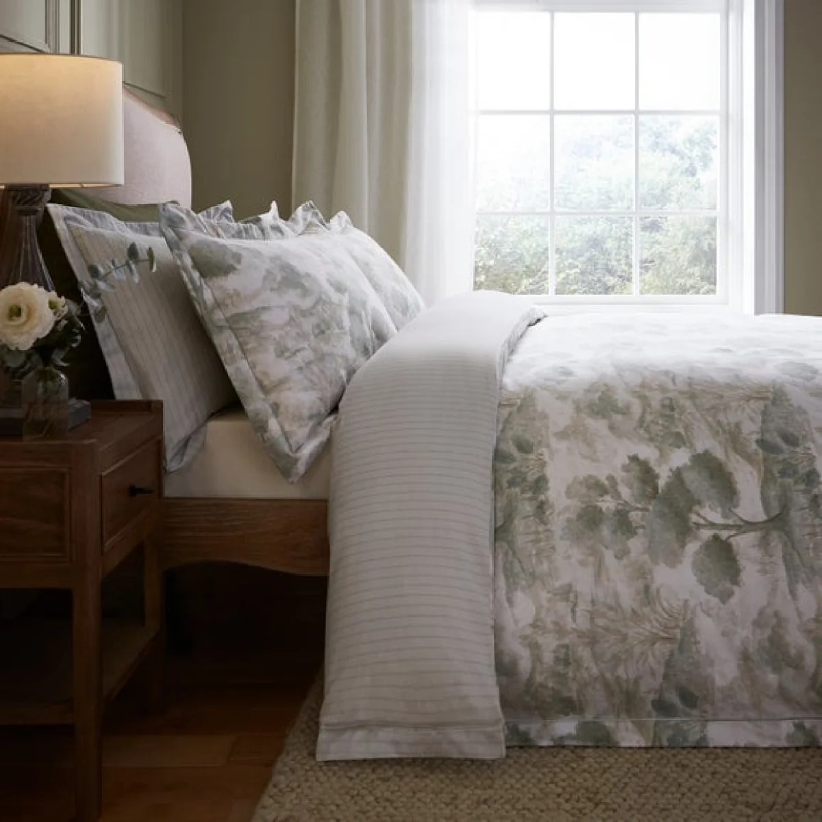 Dorma Glenmore 100% Cotton Sateen Duvet Cover & Pillowcase Set – image 5