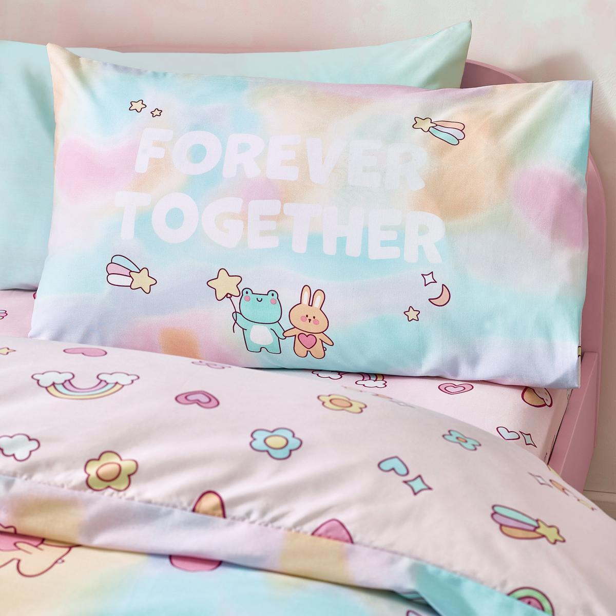 Catherine Lansfield Forever Together Polycotton Duvet Cover & Pillowcase Set – image 2
