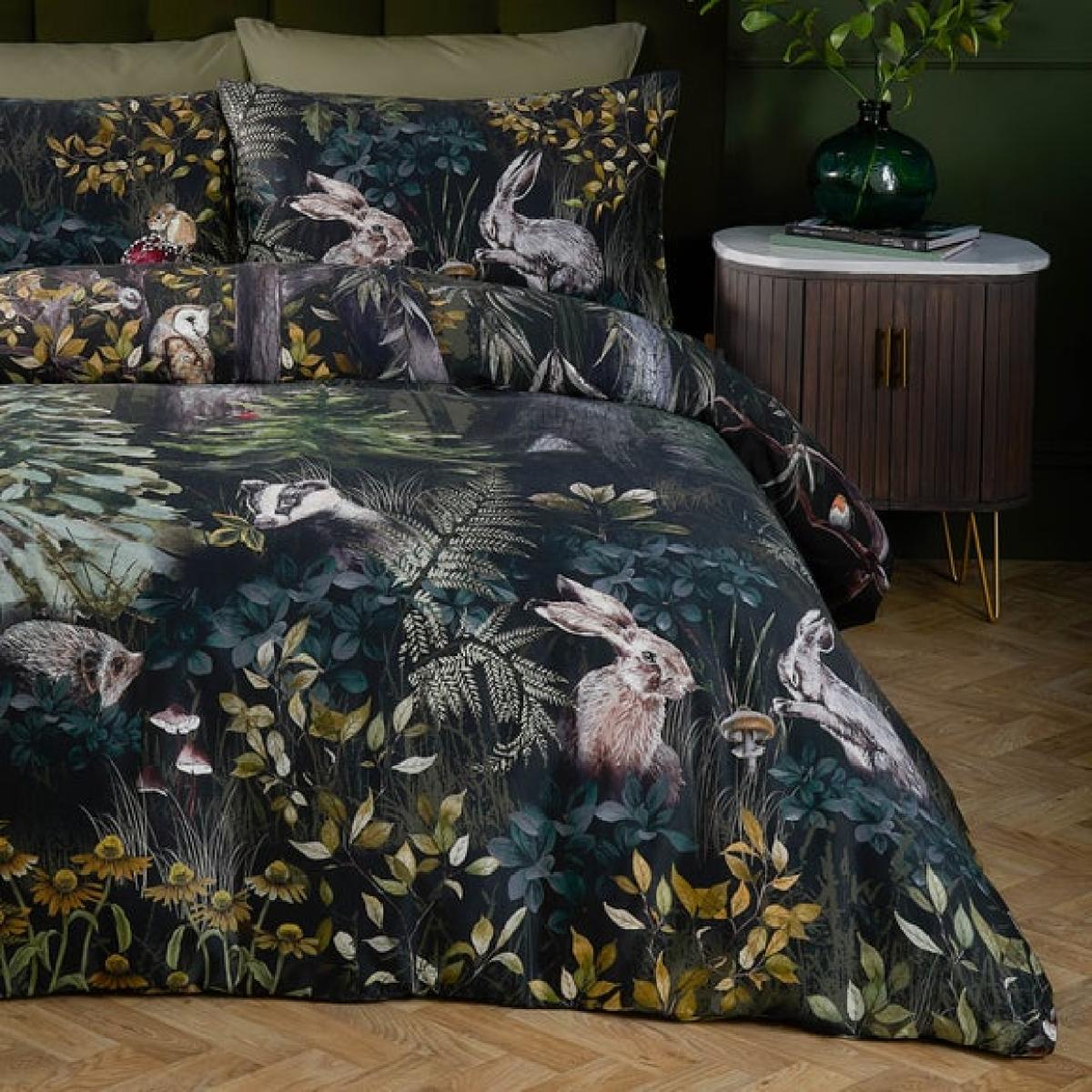Riviera Sherwood Forest 100% Cotton Duvet Cover and Pillowcase Set – image 3