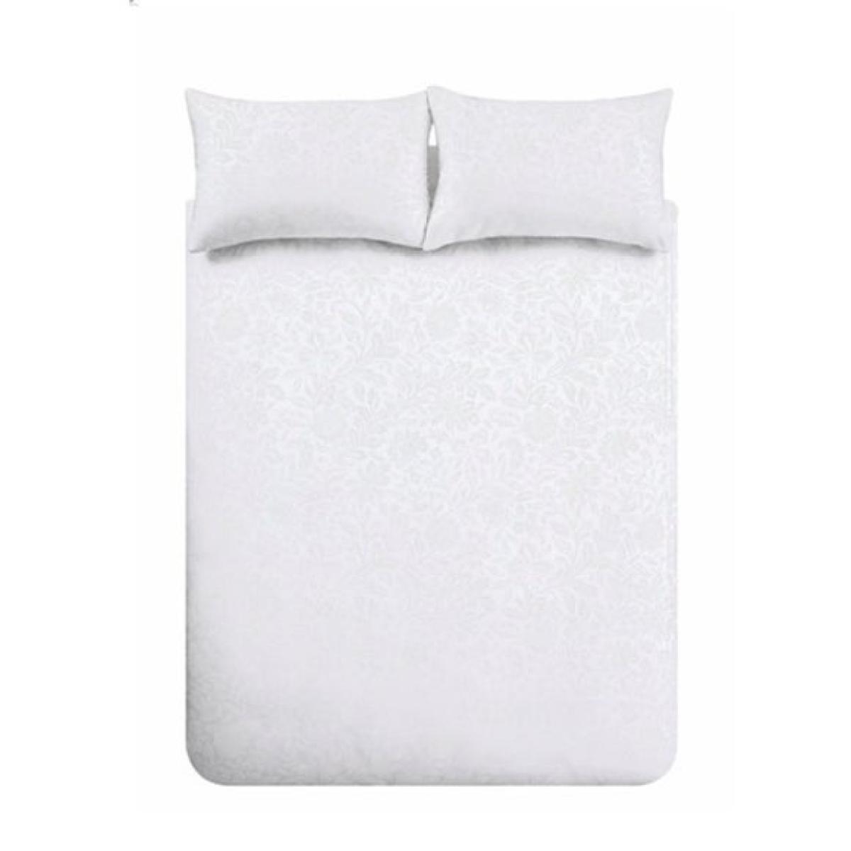 Bianca Fleur Matelasse Jacquard 100% Cotton Duvet Cover & Pillowcase Set – image 5