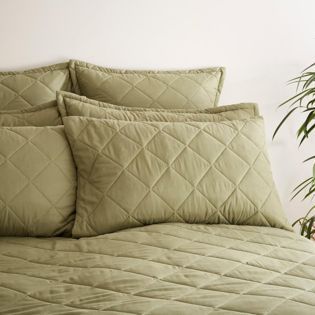 Helston Duvet Cover & Pillowcase Set Olive (Green) – image 2