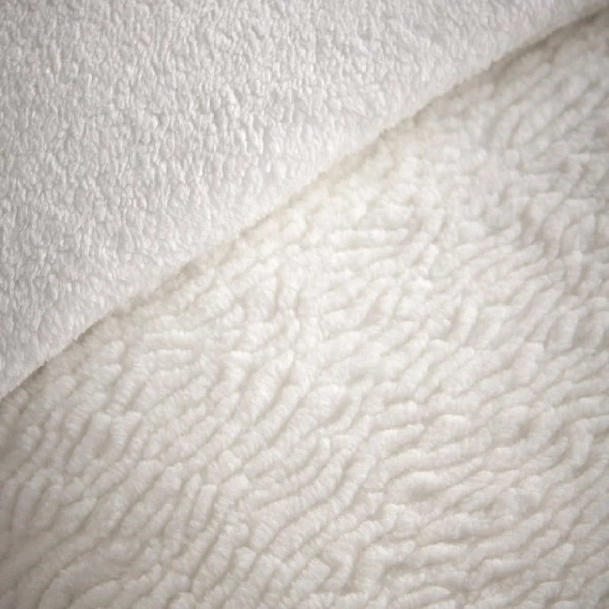 Catherine Lansfield Textured Wave Fur Duvet Cover & Pillowcase Set – image 2