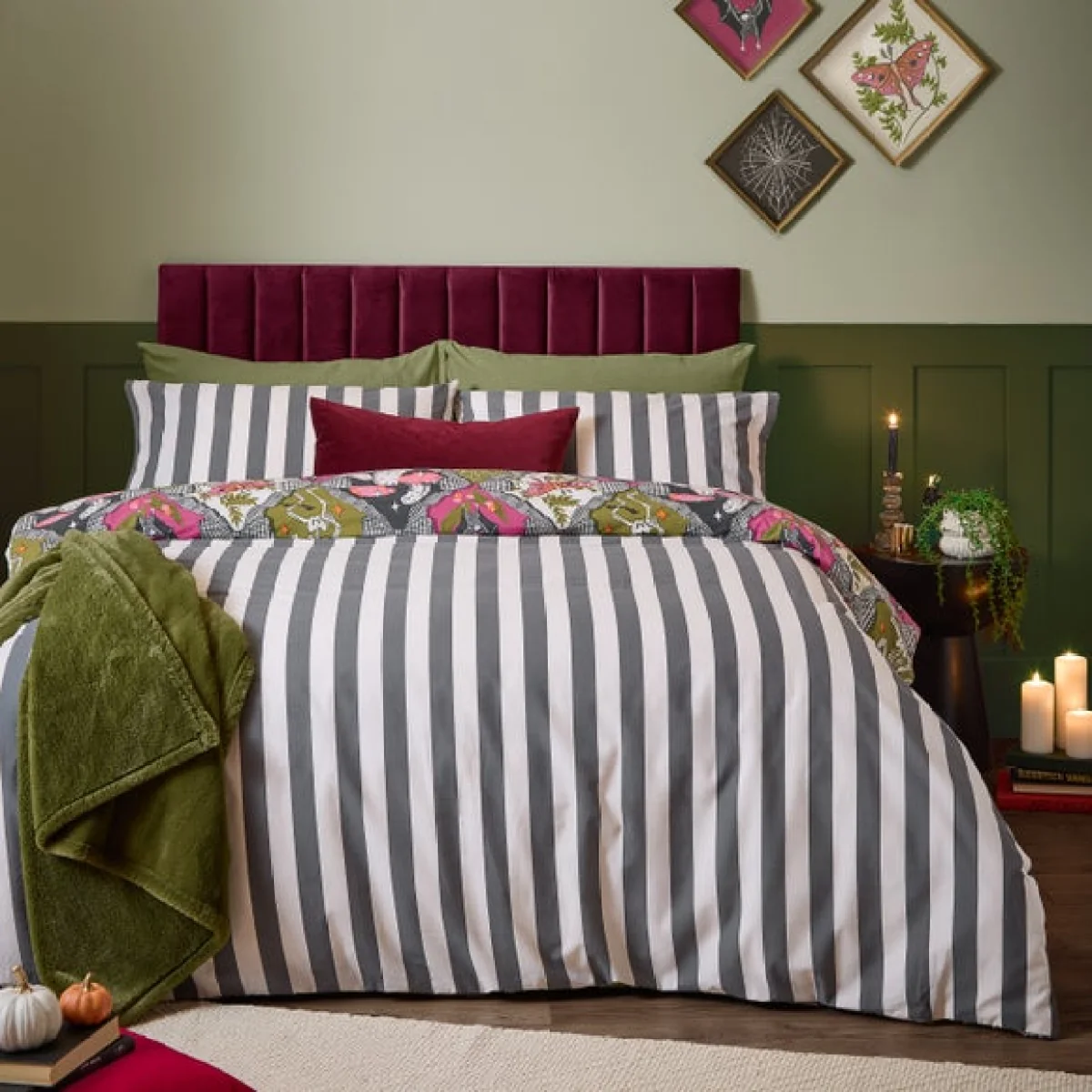 furn. Hallowquin Polycotton Duvet Cover & Pillowcase Set – image 2