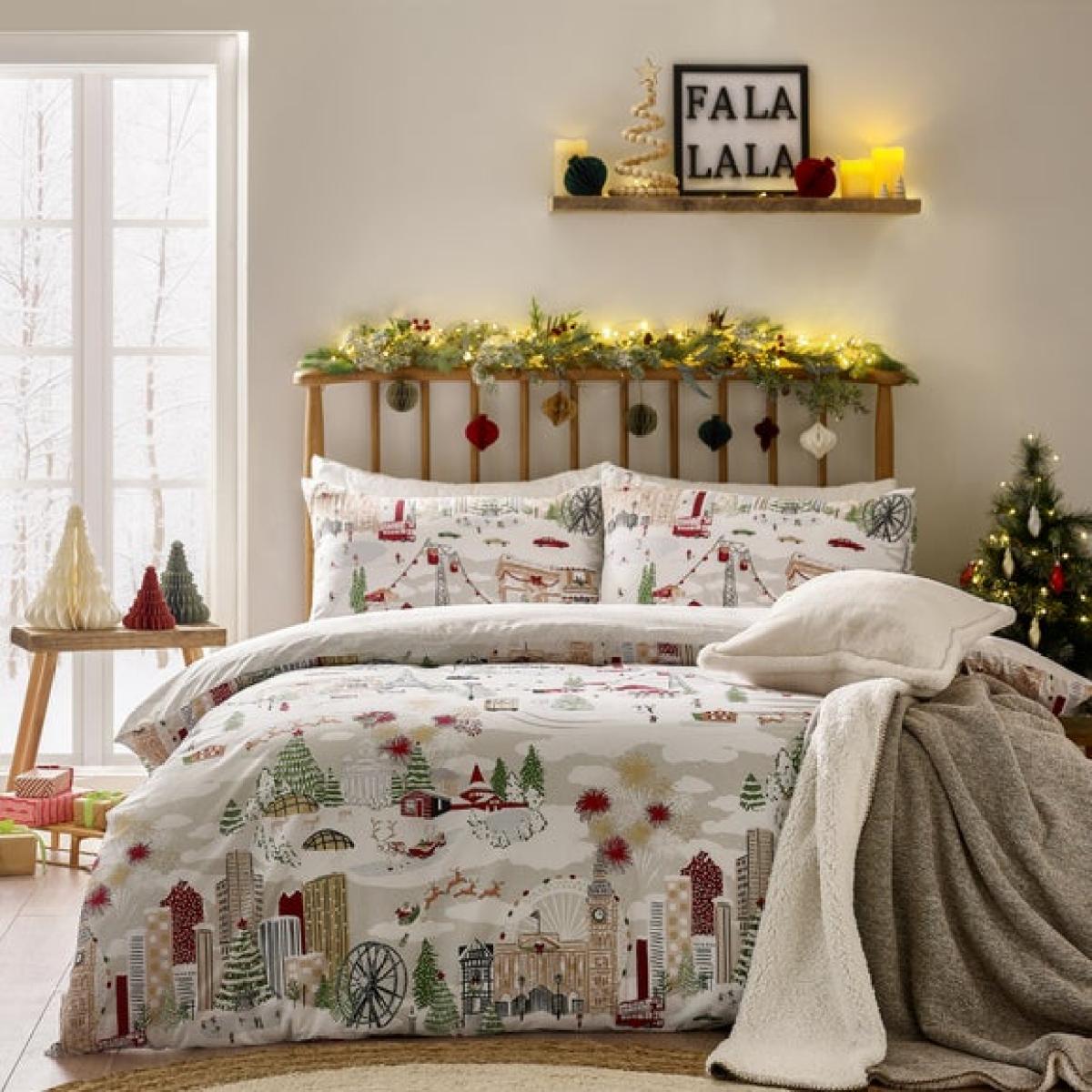 furn. Joy To All Duvet Cover and Pillowcase Set – image 2