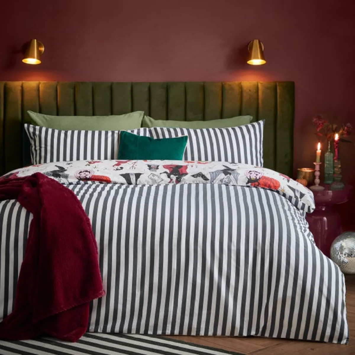 furn. Trick Or Treat Polycotton Duvet Cover & Pillowcase Set – image 2