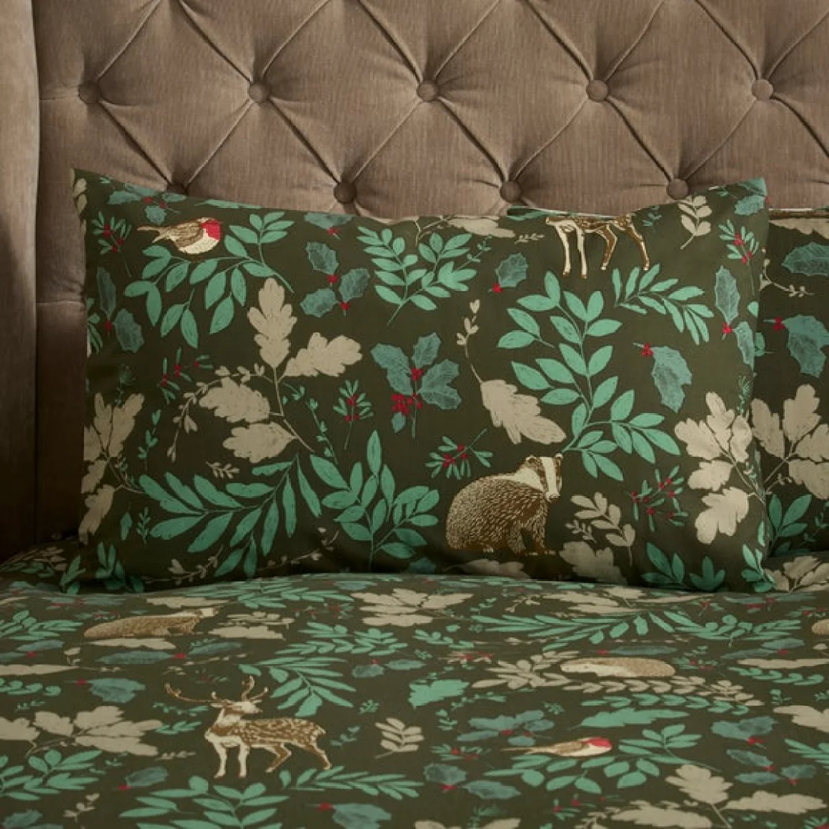 Natures Nest Duvet Cover and Pillowcase Set – image 3