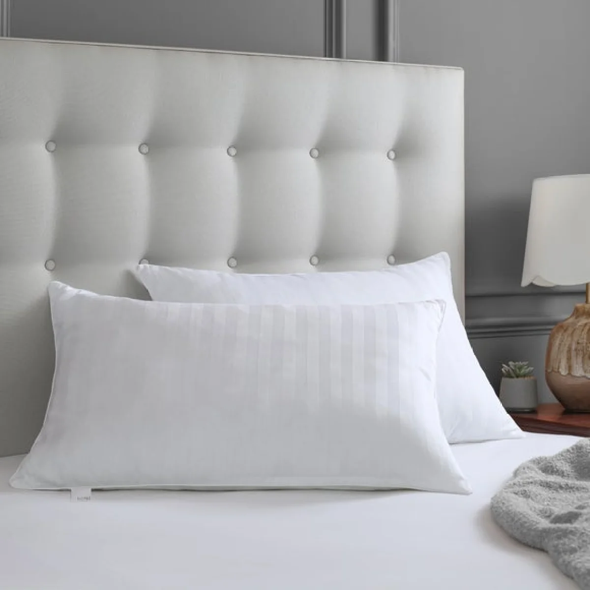 Hotel Pillow Pair and Bedding Protector Bundle – image 3