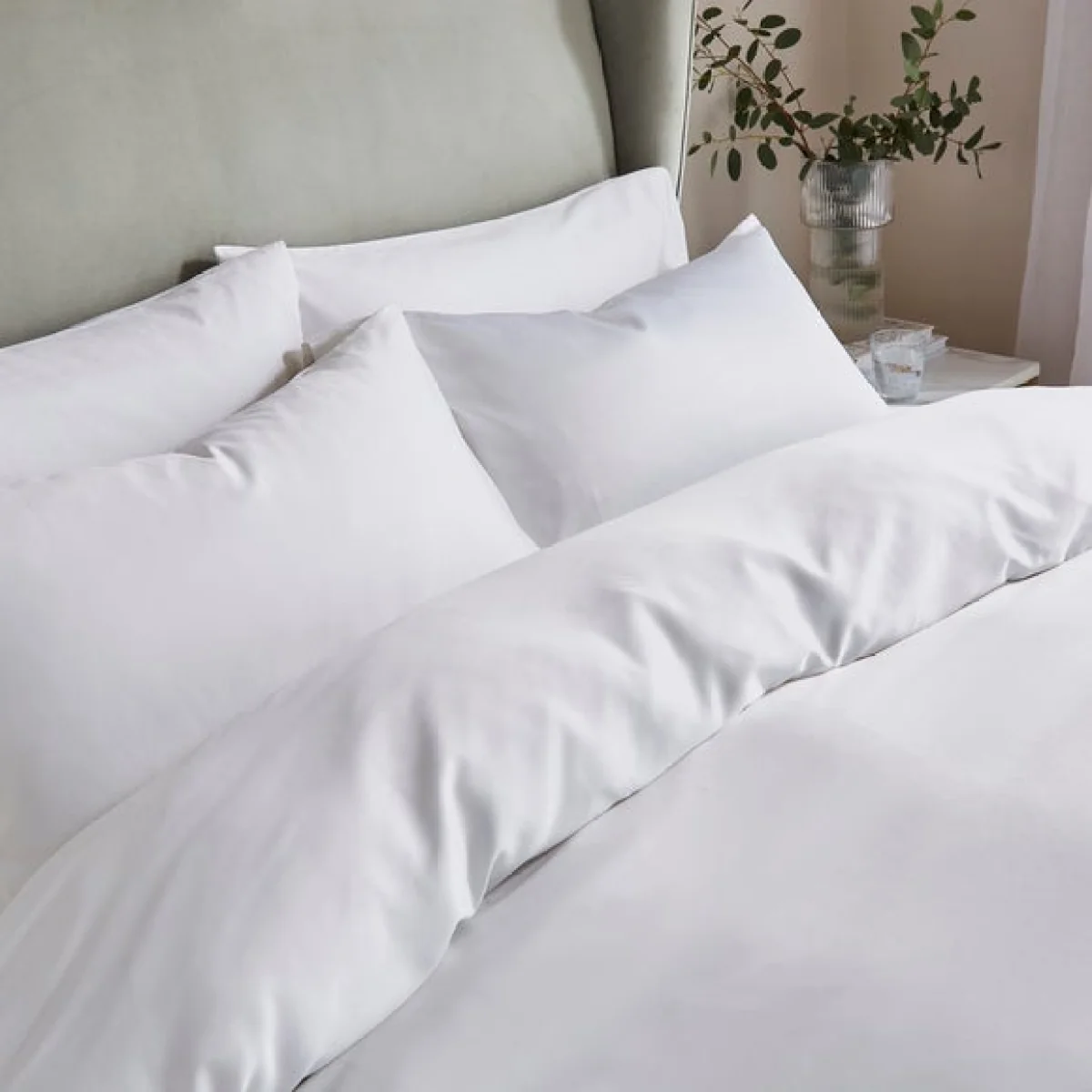 Soft & Silky Duvet Cover and Pillowcase Set Ivory – image 5