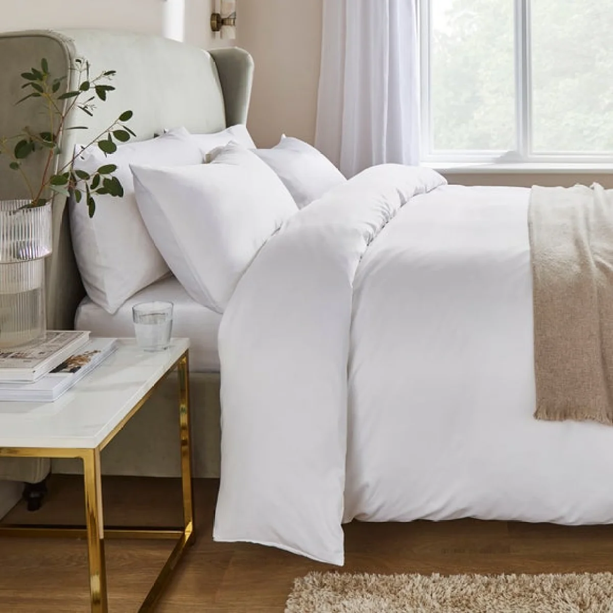 Soft & Silky Duvet Cover and Pillowcase Set Ivory – image 6