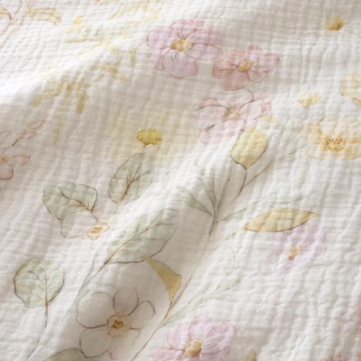 Lucia Floral Muslin 100% Cotton Duvet Cover & Pillowcase Set – image 2