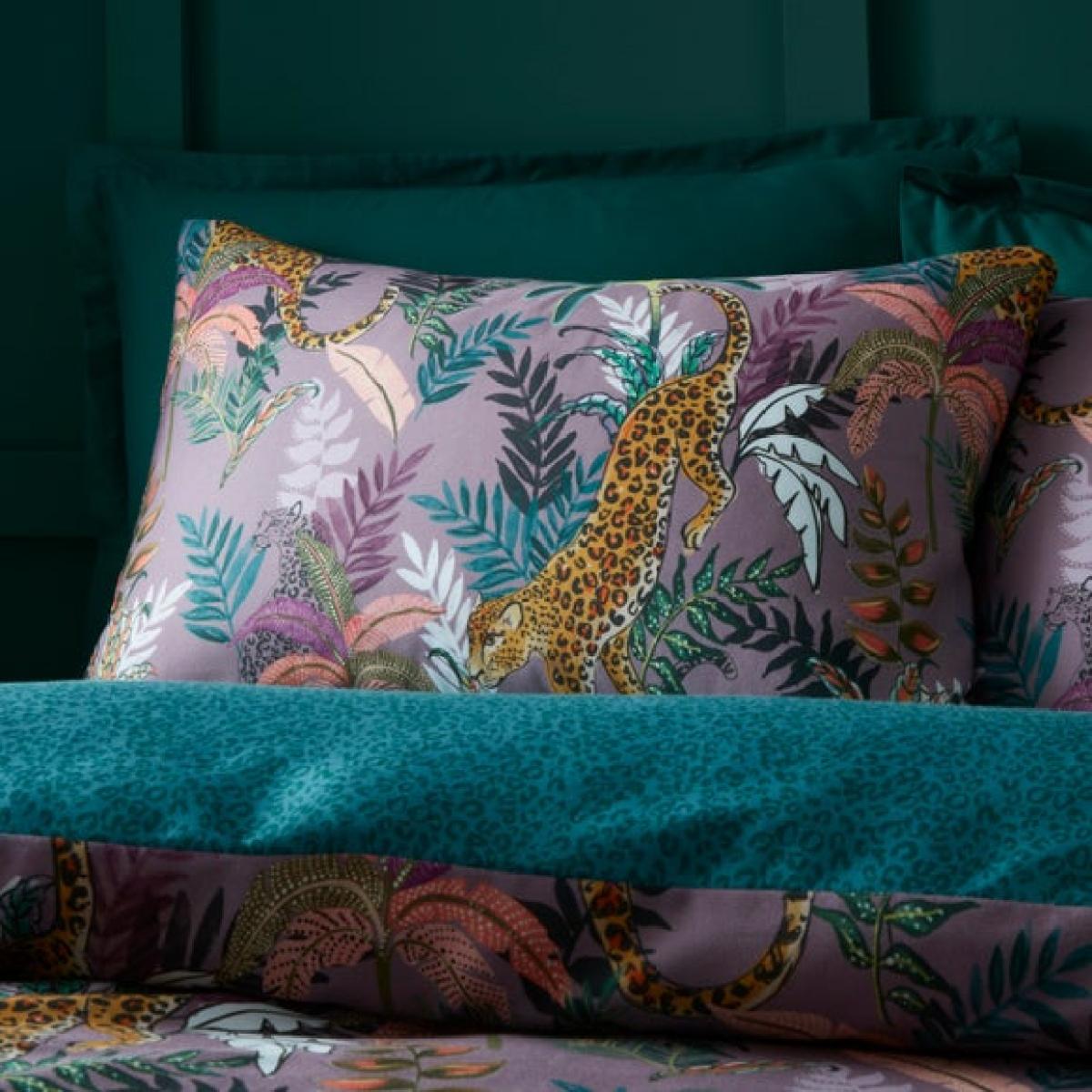 Nala Jungle Sateen Duvet Cover & Pillowcase Set – image 2