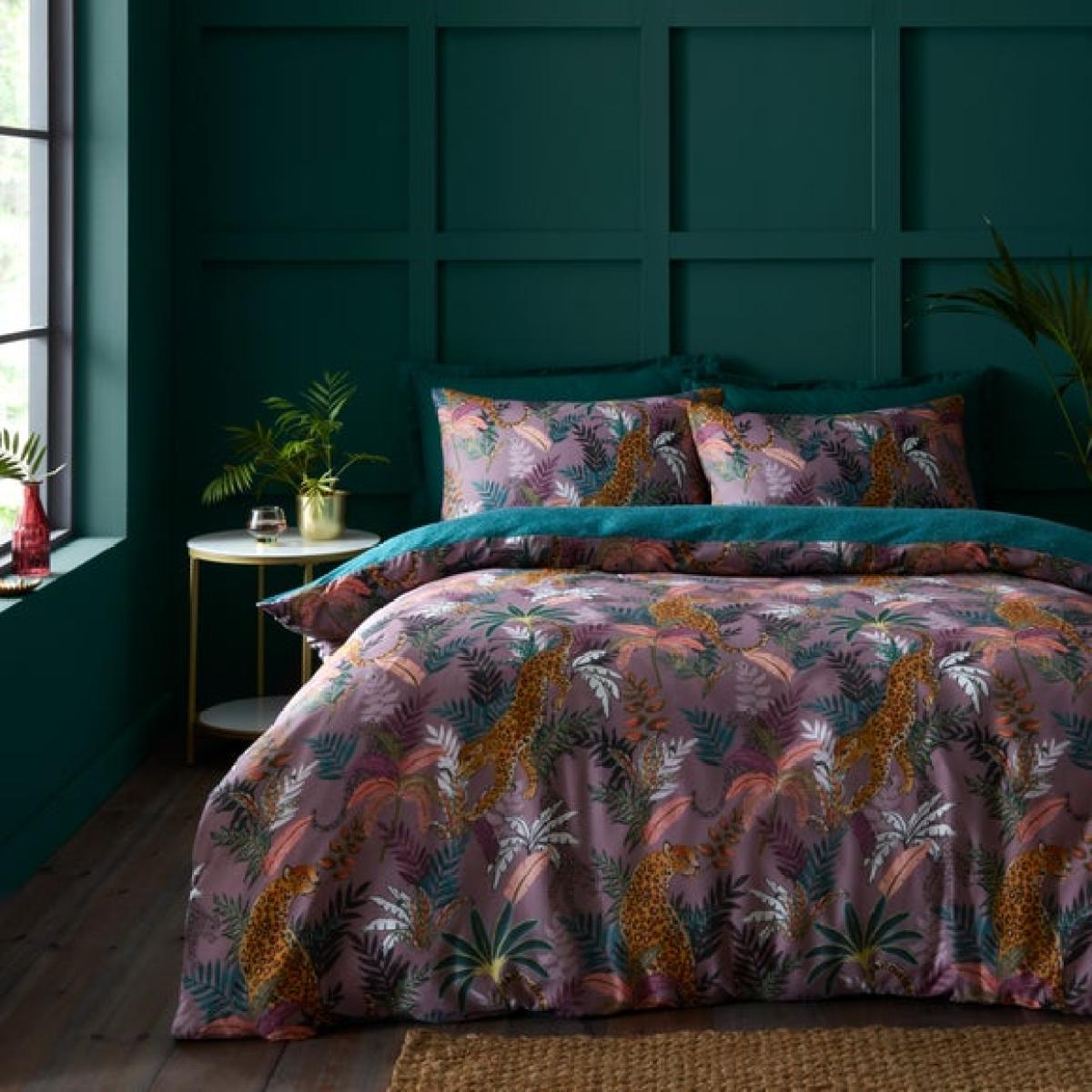 Nala Jungle Sateen Duvet Cover & Pillowcase Set – image 3