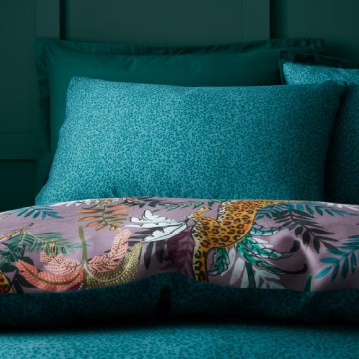 Nala Jungle Sateen Duvet Cover & Pillowcase Set – image 4