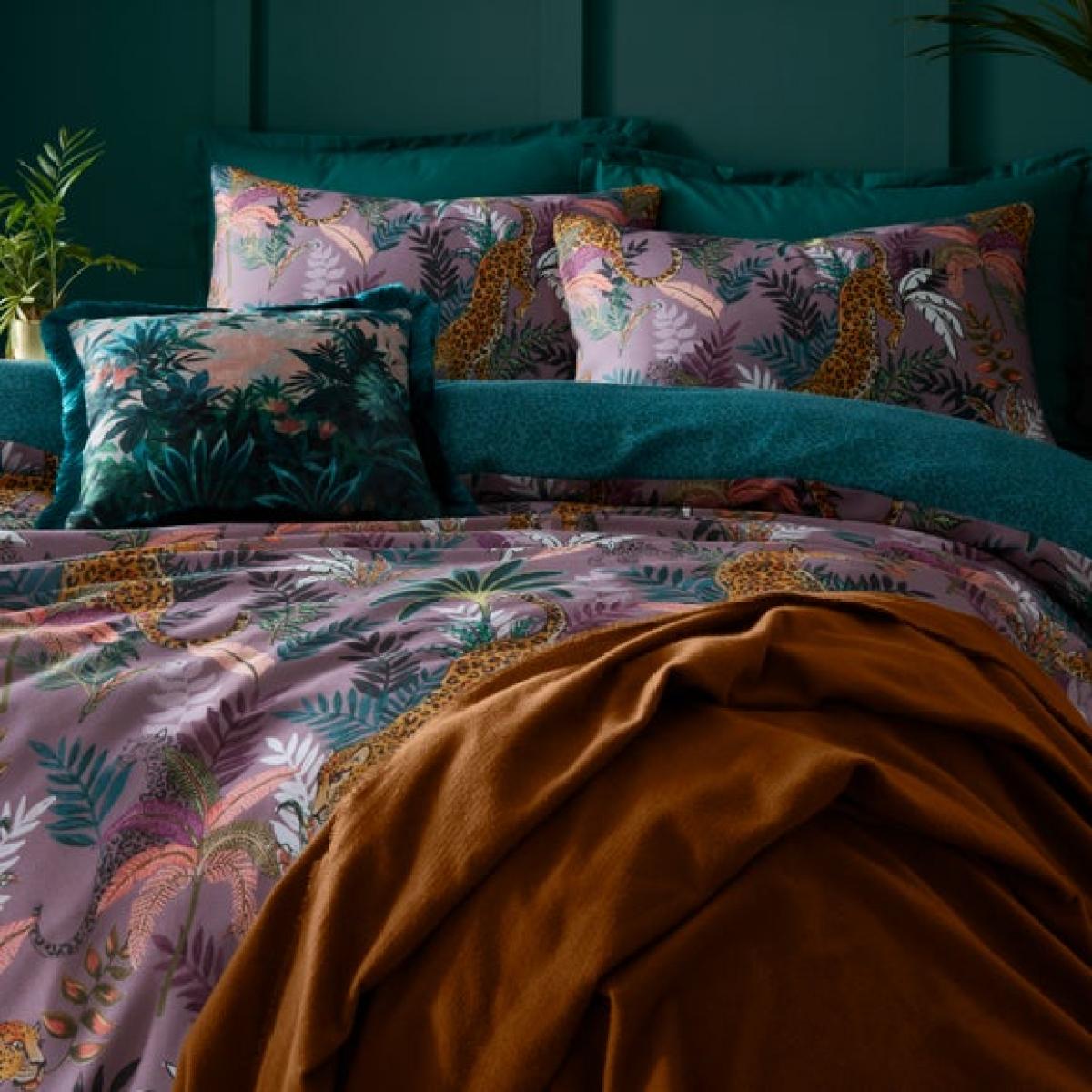 Nala Jungle Sateen Duvet Cover & Pillowcase Set – image 5