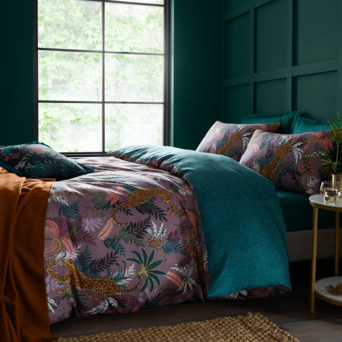 Nala Jungle Sateen Duvet Cover & Pillowcase Set – image 6