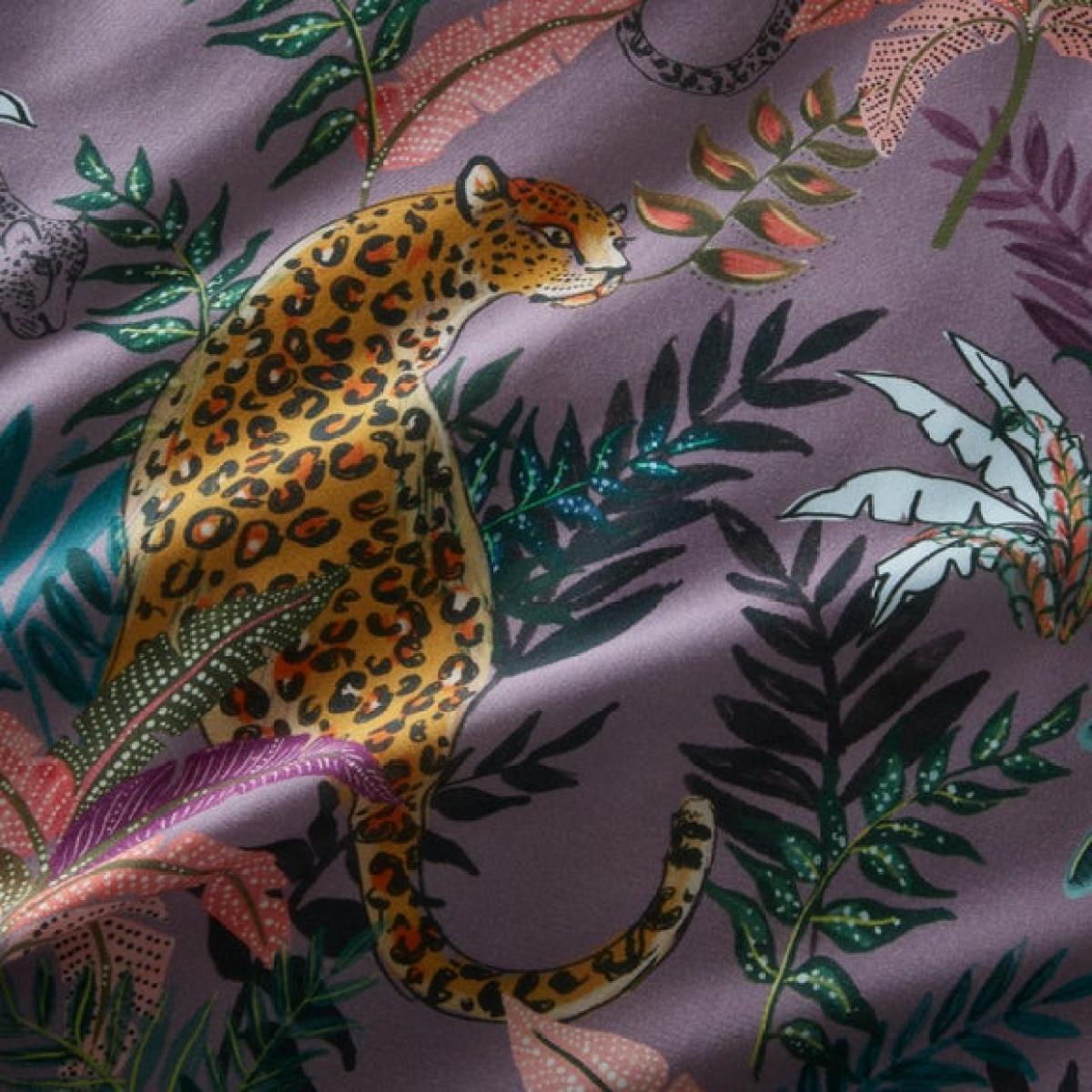 Nala Jungle Sateen Duvet Cover & Pillowcase Set – image 7