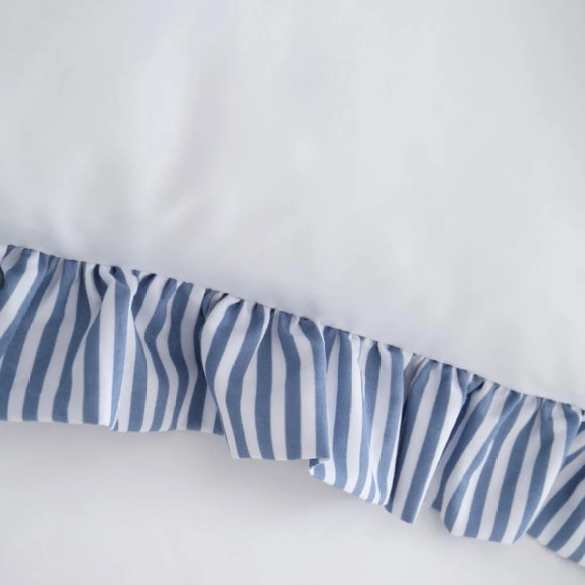 Hampton Frill Duvet Cover & Pillowcase Set Blue – image 5