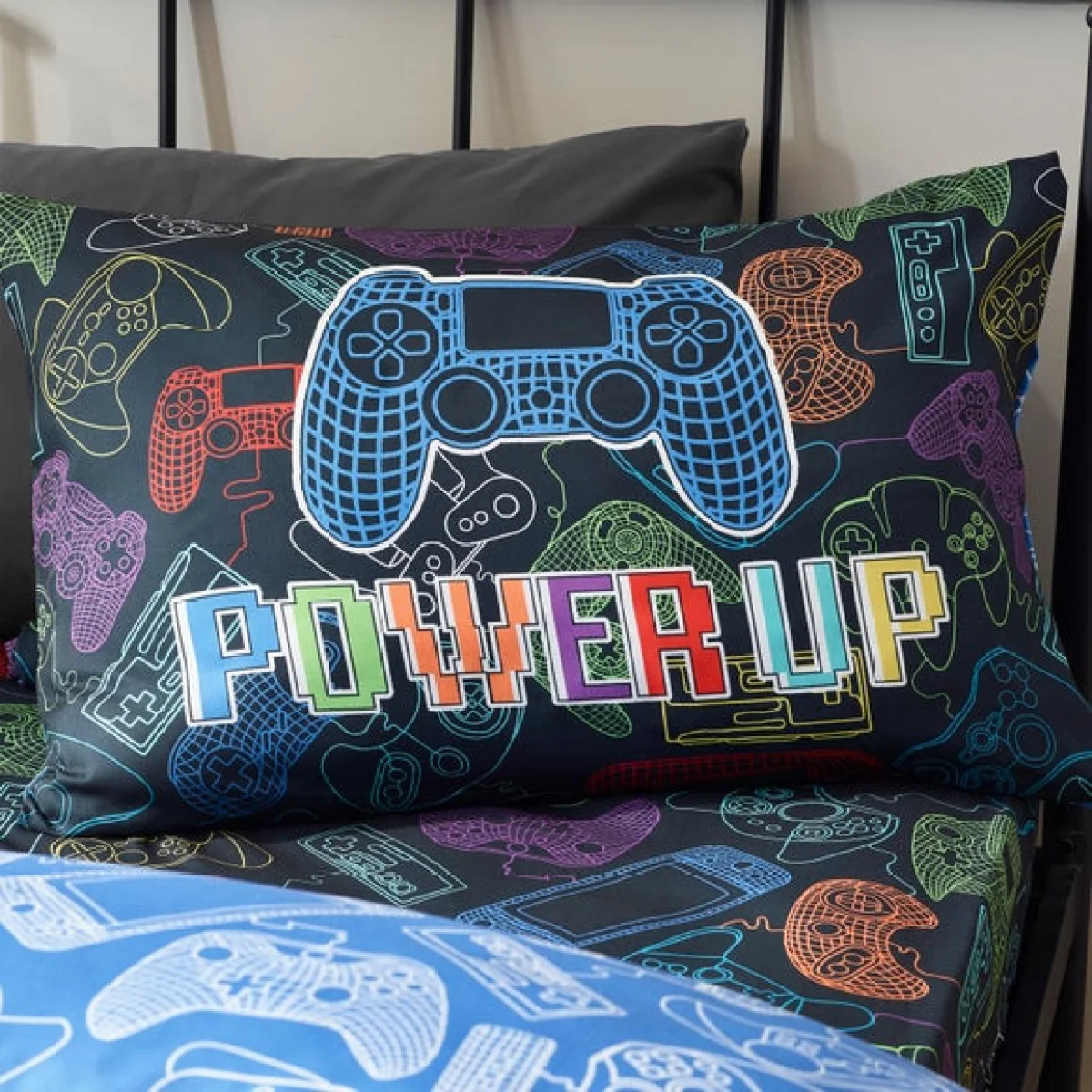 Catherine Lansfield Power Up Gamer Duvet Cover & Pillowcase Set – image 3