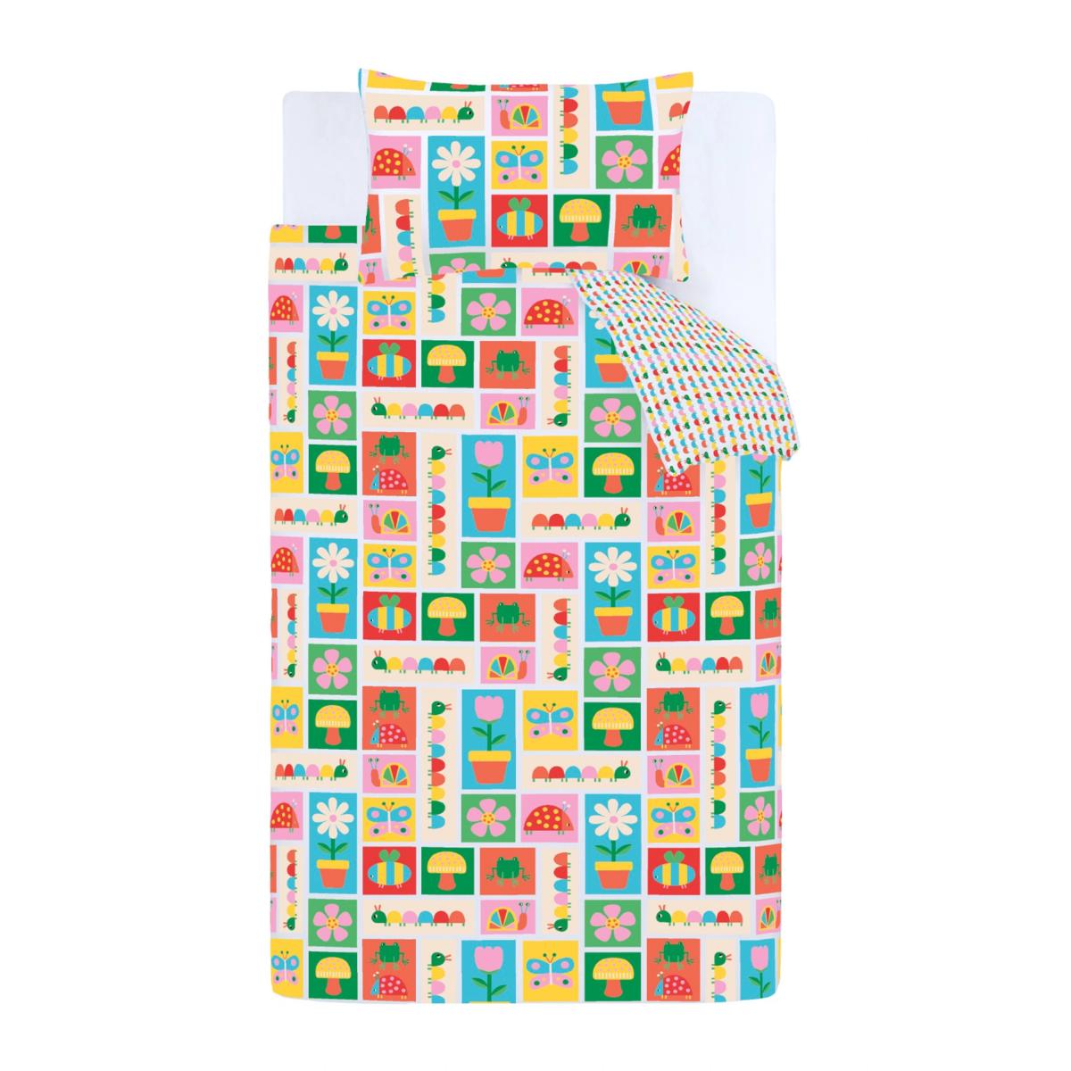 Catherine Lansfield Curious Caterpillar Polycotton Duvet Cover & Pillowcase Set – image 5
