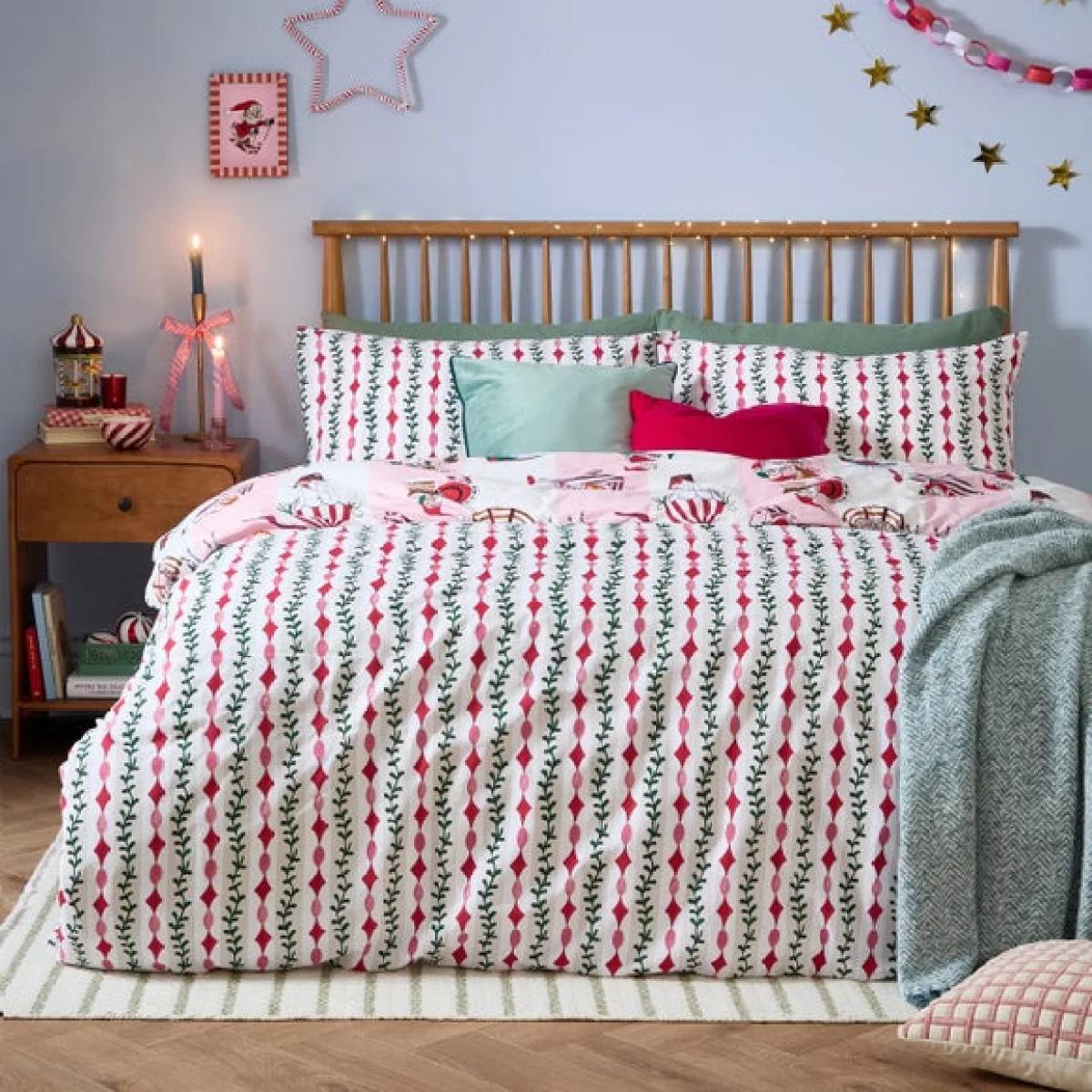 Furn. Passport To The North Pole Brushed Polycotton Duvet Cover & Pillowcase Set – image 2