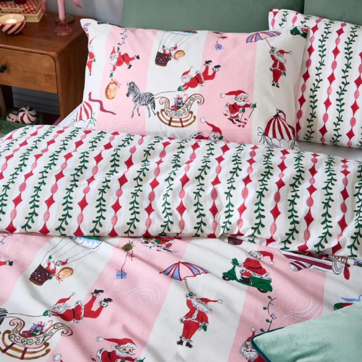 Furn. Passport To The North Pole Brushed Polycotton Duvet Cover & Pillowcase Set – image 3